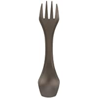 3 En 1 Cuchara De Titanio Combinado Spork Tenedor Cubertería Utensilio Herramienta De Picnic Al Aire Libre